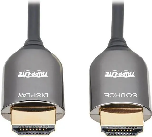 Alt view image 11 of 11 - Tripp Lite P568F-10M-8K6 HDMI Fiber Active Optical Cable, M-M, Black, 10 m (33 ft.)