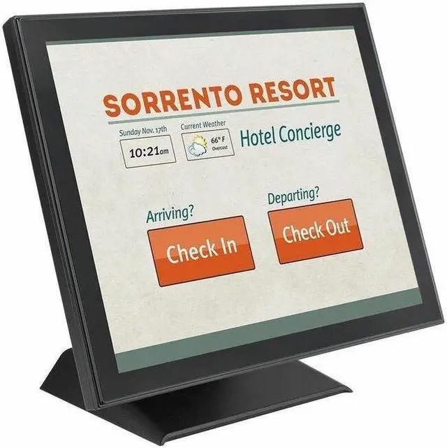 Alt view image 7 of 7 - Planar Systems 997-7414-01 17in Pt1745p Black Ledlcd 10pt Mntr Sxga VGA, HDMI, DP