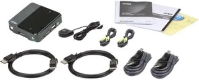 Alt view image 4 of 8 - Aten Cs782dp 2-Port Usb Displayport Kvm Switch