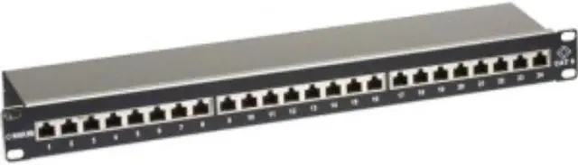 Alt view image 9 of 9 - BLACK BOX JPS60A-24 PATCH PANEL - CAT6, SHIELDED, 1U, 24-PORT, GSA, TAA, 45 DAY STANDARD RETURN POLI