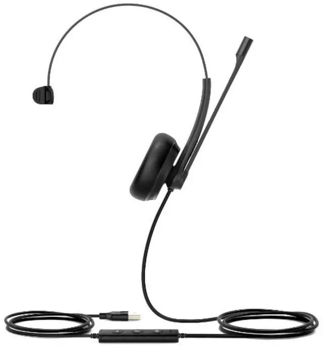 Alt view image 4 of 6 - Yealink UH34 MONO UC USB Wired Headset 1308042