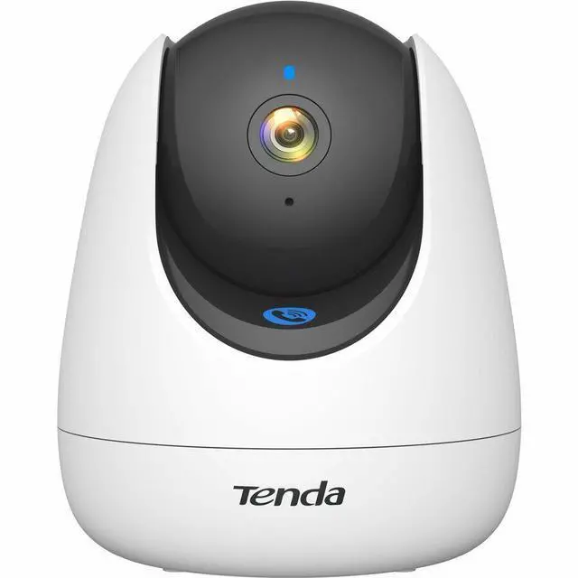 Alt view image 9 of 9 - Tenda RP3 Pro 3 Megapixel Network Camera - Color - 32.81 ft Infrared Night Vision - H.264, H.265 - 2304 x 1296 - 4 mm Fixed Lens - 30 fps - CMOS - Wi-Fi - Desk Mount, Ceiling Mount - Alexa Supported -
