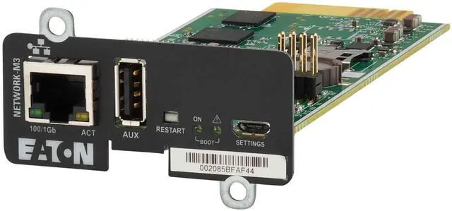 Alt view image 15 of 18 - Eaton Network Card-M3 - Remote management adapter - Gigabit Ethernet x 1