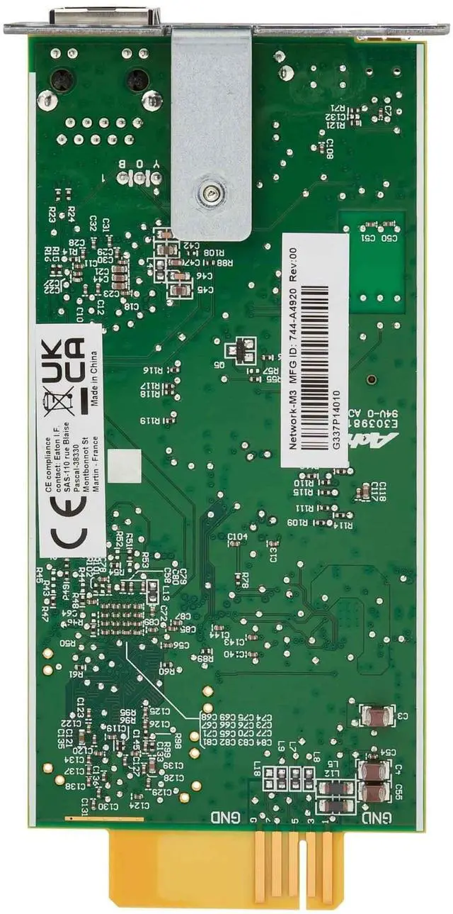 Alt view image 13 of 18 - Eaton Network Card-M3 - Remote management adapter - Gigabit Ethernet x 1