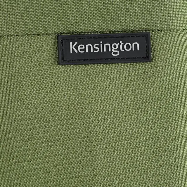 Alt view image 10 of 13 - Kensington Simply Portable Lite Carrying Case (Backpack) for 16" Notebook - Green - Water Resistant - Shoulder Strap - 17.7" Height x 13.8" Width x 3.9" Depth