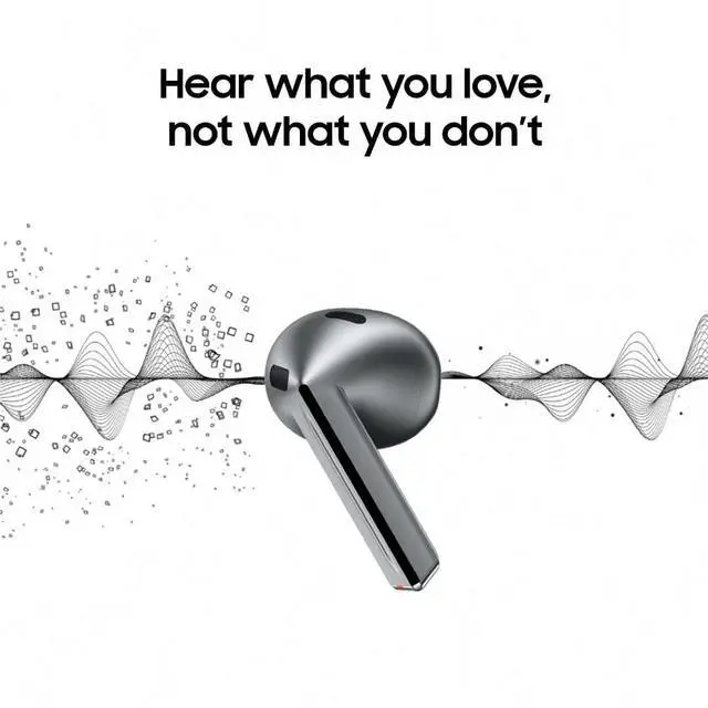 Alt view image 14 of 14 - Samsung Galaxy Buds3 Earset - Stereo - True Wireless - Bluetooth - Earbud - Binaural - In-ear - Silver