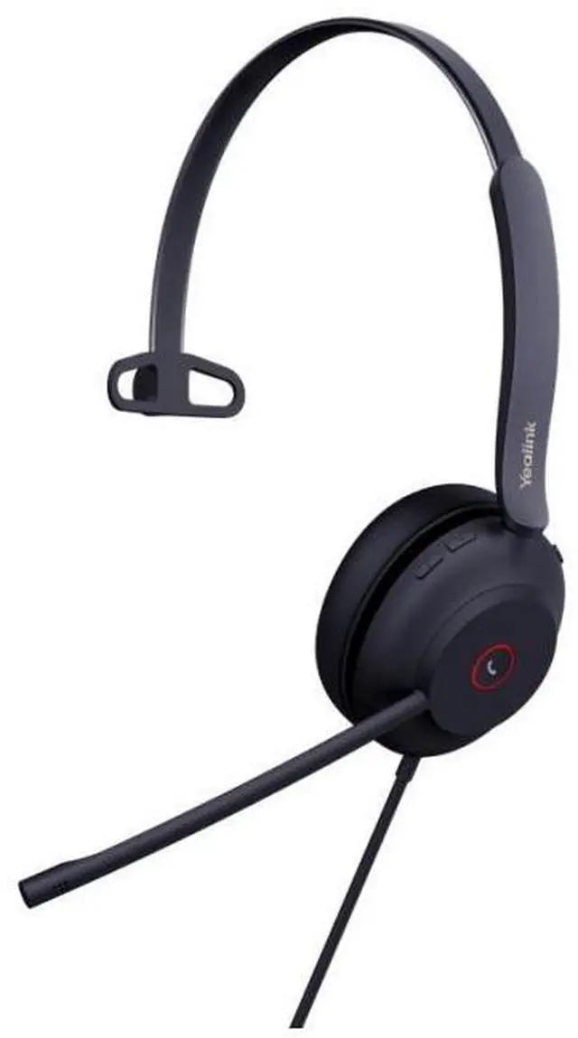 Alt view image 10 of 15 - Yealink 1308103 UH37 Mono Teams USB Headset with Microphone for PC Laptop Noise Cancelling , VoIP Skype MS Teams Online