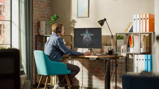 Alt view image 14 of 15 - Yealink 1308103 UH37 Mono Teams USB Headset with Microphone for PC Laptop Noise Cancelling , VoIP Skype MS Teams Online