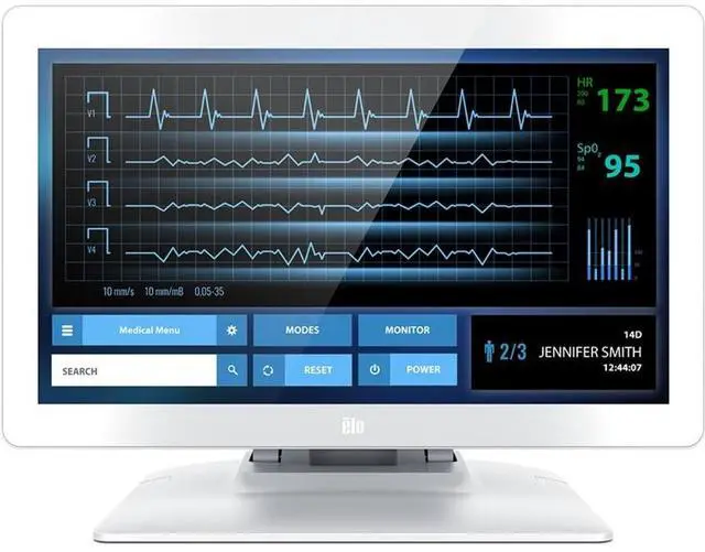 Alt view image 8 of 12 - Elo 1502LM 16" Class Webcam LCD Touchscreen Monitor - 16:9 - 30 ms - 15.6" Viewable - TouchPro Projected Capacitive - 10 Point(s) Multi-touch Screen - 1920 x 1080 - Full HD - Thin Film Trans