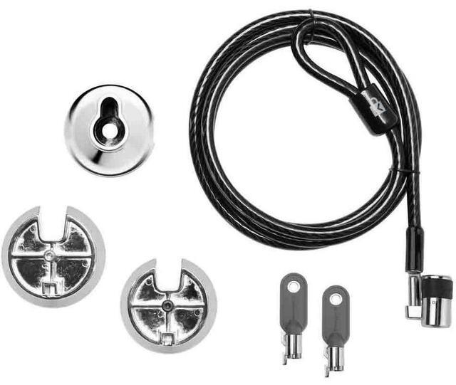 Alt view image 8 of 20 - Kensington SafeDome Secure for iMac 6ft Steel Cable Black K64962USA