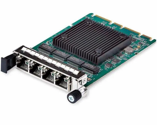 Alt view image 15 of 20 - StarTech.com 4-Port RJ45 Gigabit OCP 3.0 Server Network Card w/Intel I350, SFF 4C+/PCIe 3.0/PXE/VLAN, 3-Speed Ethernet NIC