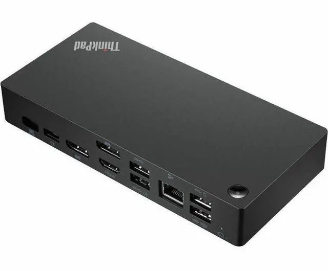 Alt view image 10 of 20 - Lenovo ThinkPad 40BN Docking Station - for Notebook/Monitor - Charging Capability - 135 W - USB Type C - 2 Displays Supported - 4K @ 60Hz, 4K UHD, 4K - 3840 x 2160 - 6 x USB Ports - 2 x USB 2.0 - 5 x