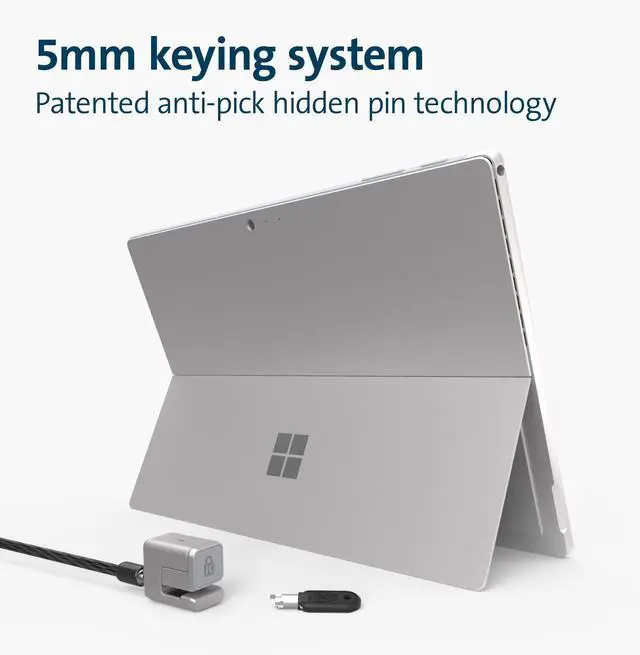 Alt view image 14 of 17 - Kensington Keyed Cable Lock for Surface Pro K62055WW