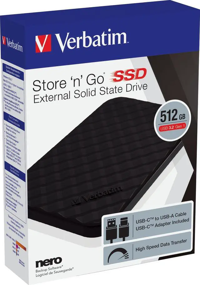 Alt view image 10 of 14 - 512GB Store 'N' Go USB 3.2 Gen 1 Portable SSD - Notebook, Desktop PC Device Supported - USB 3.2 (Gen 1) Type C - 2 Year Warranty