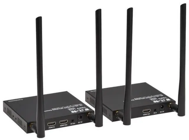 Alt view image 10 of 15 - Eaton Tripp Lite Series HDMI over Wireless Extender Kit w IR, 4K 60 Hz, Wireless HDMI, Switchable Channel, Up to 164 ft. (50 m) - 164.04 ft Range - 1 x HDMI In - 2 x HDMI Out - 1 - 1 - 1080p, 720p - 4