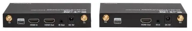 Alt view image 11 of 15 - Eaton Tripp Lite Series HDMI over Wireless Extender Kit w IR, 4K 60 Hz, Wireless HDMI, Switchable Channel, Up to 164 ft. (50 m) - 164.04 ft Range - 1 x HDMI In - 2 x HDMI Out - 1 - 1 - 1080p, 720p - 4