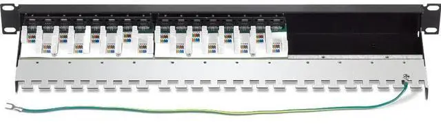 Alt view image 16 of 20 - TRENDnet TC-P16C6AS (V1.0R) 16-Port Cat6A Shielded 1U Patch Panel