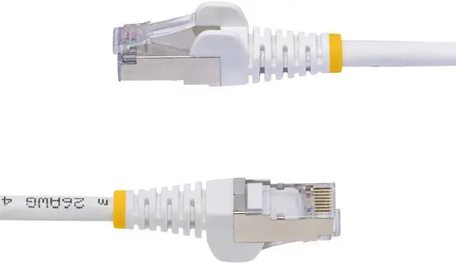 Alt view image 4 of 4 - StarTech 25ft White CAT8 Ethernet Cable, RJ45, Shielded Network Patch Cord