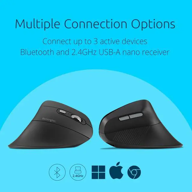 Alt view image 18 of 20 - Kensington Pro Fit Ergo MY630 EQ Rechargeable Mouse