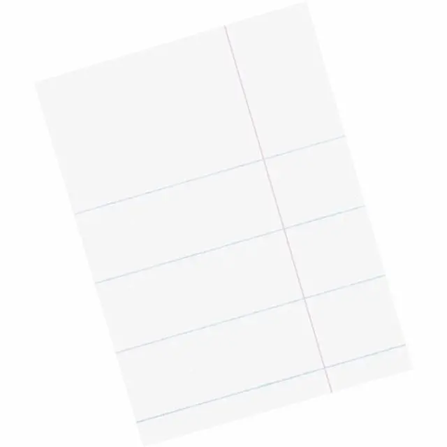 Alt view image 7 of 8 - Pacon Composition Paper, 8.5 X 11, Wide/Legal Rule, 500/Pack 2401
