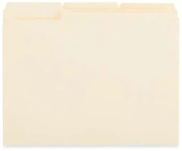 Alt view image 5 of 5 - Universal Top Tab File Folders 1/3-Cut Letter Manila 250/Carton 5508