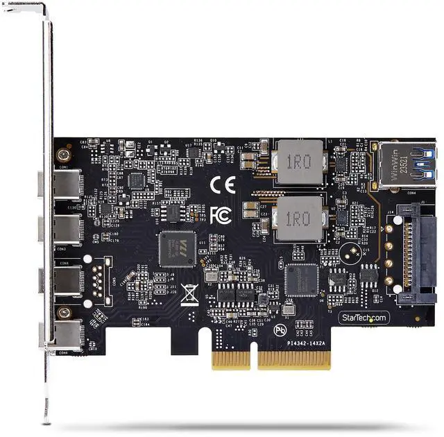 Alt view image 12 of 14 - 5-PORT USB PCIE CARD 10GBPS -