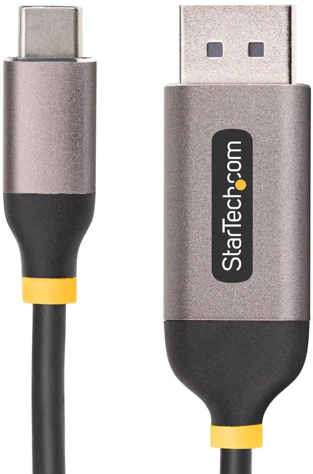 Alt view image 2 of 5 - StarTech 10ft (3m) USB Type-C to DP 1.4 Video Converter Cable 142-USBC-DP-8K-10F