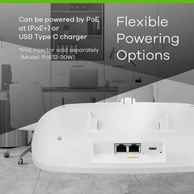 Alt view image 12 of 16 - ZYXEL BE12300 WiFi 7 Dual-Radio NebulaFlex Access Point NWA210BE