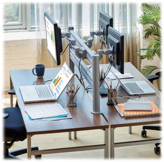Alt view image 4 of 7 - Tripp Lite Series Monitor Mount for Slat Wall System, 13" to 32" Displays, TAA