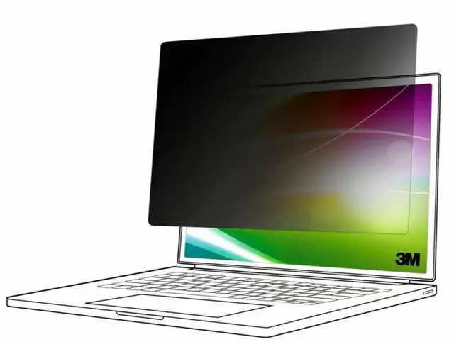 Alt view image 5 of 7 - 3M Bright Screen Privacy Filter for 13.3in Full Screen Laptop 16:10 BP133W1E