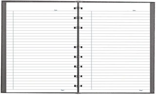 Alt view image 4 of 8 - NotePro Notebook 1-Subject Medium/College Rule Cool Gray Cover 75 9.25 x 7.25 Sheets A7150GRY