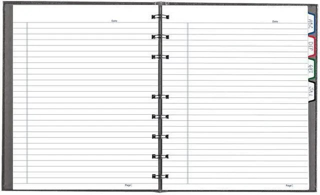 Alt view image 6 of 8 - NotePro Notebook 1-Subject Medium/College Rule Cool Gray Cover 75 9.25 x 7.25 Sheets A7150GRY
