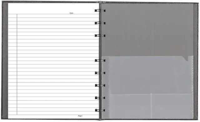 Alt view image 7 of 8 - NotePro Notebook 1-Subject Medium/College Rule Cool Gray Cover 75 9.25 x 7.25 Sheets A7150GRY