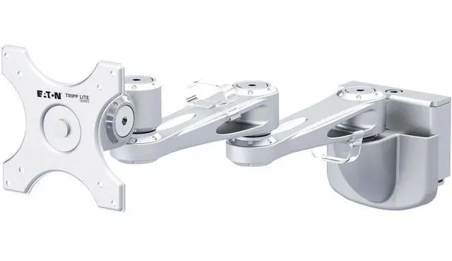 Alt view image 6 of 12 - Eaton Tripp Lite Series Dual-Extension Monitor Mount for Slat Wall System, 13" to 32" Displays, TAA (DMSW1332LTAA)