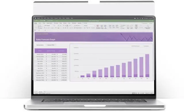 Alt view image 3 of 7 - StarTech 15.6-inch 16:10 Touch Privacy Screen, Anti-Glare Blue Light Filter