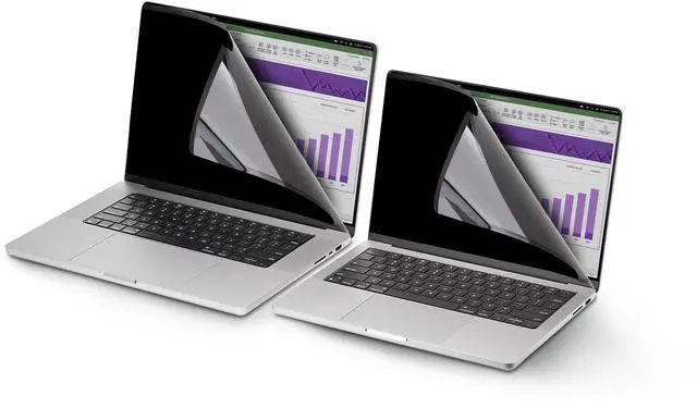 Alt view image 5 of 7 - StarTech 15.6-inch 16:10 Touch Privacy Screen, Anti-Glare Blue Light Filter