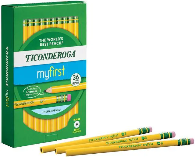 Alt view image 15 of 18 - Ticonderoga Wooden Pencil 0.7mm #2 Medium Lead 3 Dozen (DIX33336)
