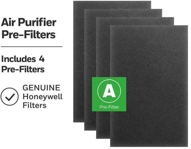 Alt view image 2 of 7 - Pre-Cut Carbon Pre-Filter Fits Models: HPA300/HPA304/HPA3300/HPA5300/HPA8350 Box of 4 Filters HRFA300