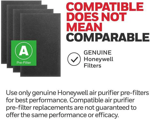 Alt view image 4 of 7 - Pre-Cut Carbon Pre-Filter Fits Models: HPA300/HPA304/HPA3300/HPA5300/HPA8350 Box of 4 Filters HRFA300