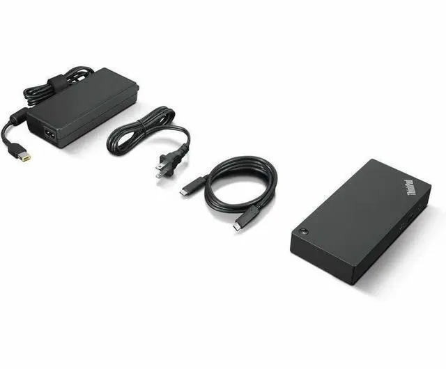Alt view image 17 of 20 - Lenovo ThinkPad Universal USB-C Dock (with 135W Power Adapter)