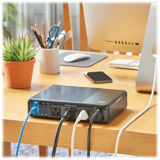 Alt view image 2 of 7 - Tripp Lite 210W 120V Standby Cloud-Connected UPS with Remote Monitoring BC350RNC