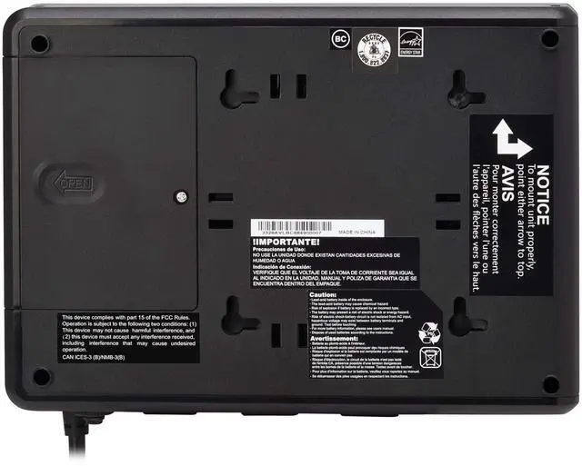 Alt view image 5 of 7 - Tripp Lite 210W 120V Standby Cloud-Connected UPS with Remote Monitoring BC350RNC
