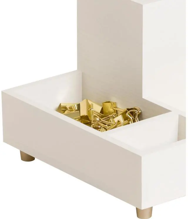 Alt view image 8 of 9 - Juliet Compartment Cup 6.25"w x 6.25"d x 4.75h" White 5217U0312