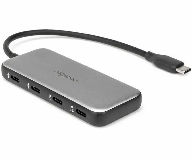 Alt view image 9 of 9 - PREMIUM USB-C HUB WITH 100W PD - USB-C TO QUAD USB-C 3.1 5GBPS PORTS - 3X USB-C