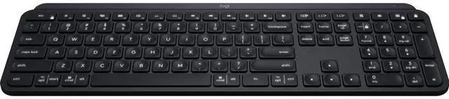 Alt view image 4 of 7 - Logitech MX Keys Advanced Wireless Illuminated Keyboard Black 920009295