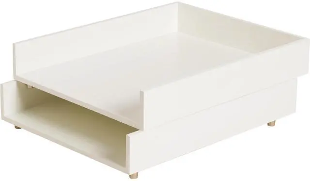 Alt view image 6 of 9 - Juliet Paper Tray 1 Section Holds 11" x 8.5" Files 10 x 12.25 x 2.5 White 3467U0312