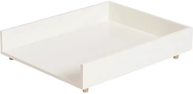 Alt view image 9 of 9 - Juliet Paper Tray 1 Section Holds 11" x 8.5" Files 10 x 12.25 x 2.5 White 3467U0312