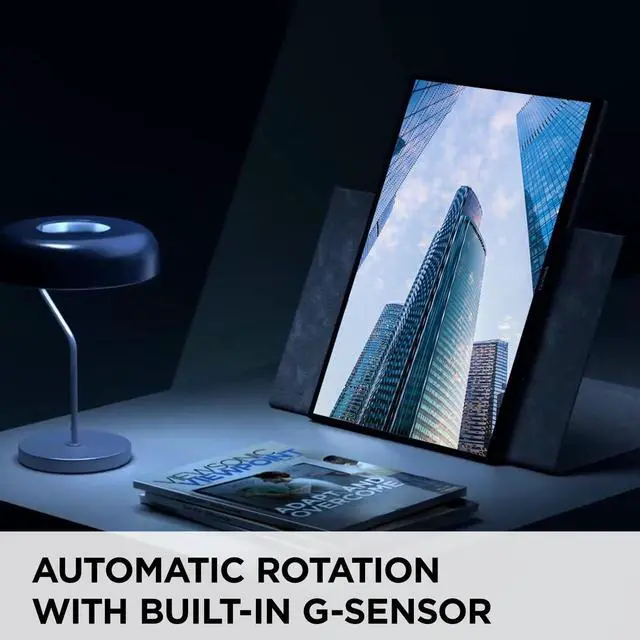 Alt view image 19 of 20 - ViewSonic VG1656N 16" 1200p IPS Wireless Portable Monitor with 2 Way Powered 60W USB C, Built-in 4000 mAh Battery and Stand with Smart Cover