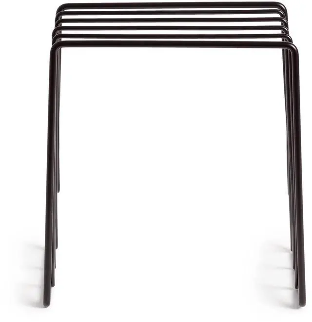 Alt view image 4 of 7 - Vena Wire Letter Sorter 5 Sections Assorted Sizes 3.94 x 5.24 x 6.1 Black 3841U0312