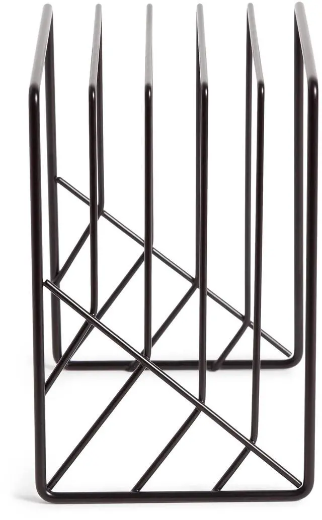 Alt view image 3 of 7 - Vena Wire Letter Sorter 5 Sections Assorted Sizes 3.94 x 5.24 x 6.1 Black 3841U0312